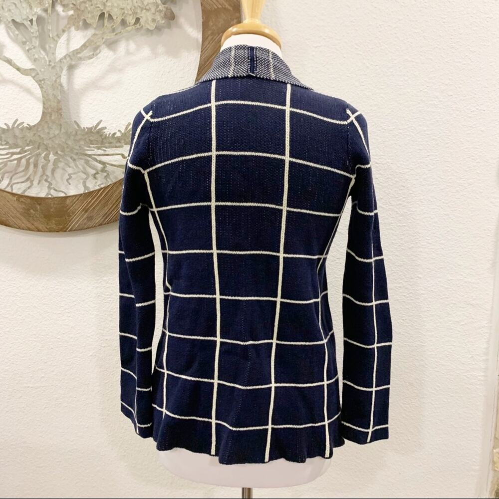 Modcloth Simply Snuggly Windowpane Open Cardigan … - image 4